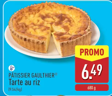 Offre: Tarte au riz