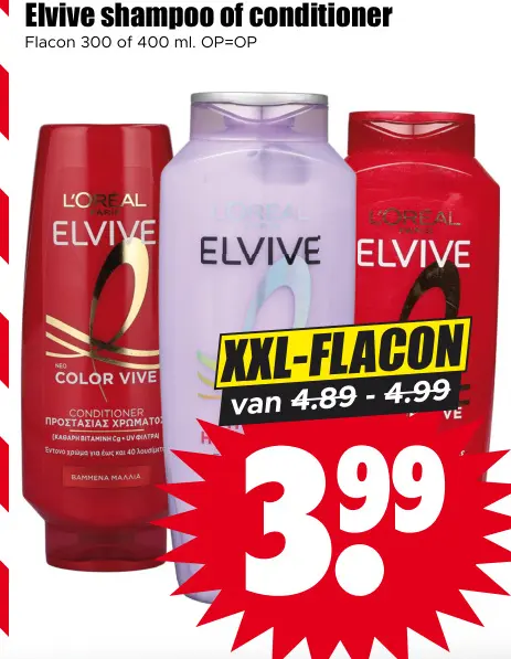 Aanbieding: Elvive shampoo of conditioner