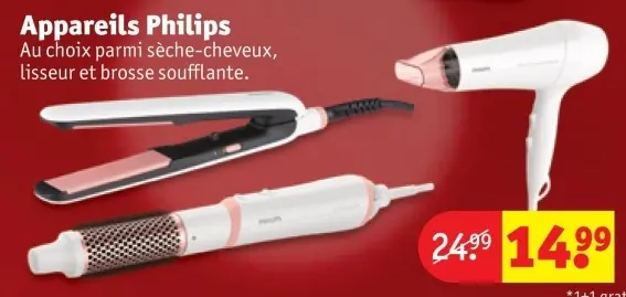 Offre: Appareils Philips