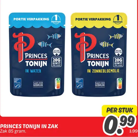 Aanbieding: Tonijn in zak