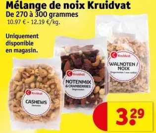 Offre: Mélange de noix