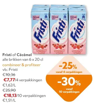 Aanbieding: Fristi of Cécémel