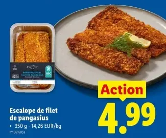 Offre: Escalope de filet de pangasius