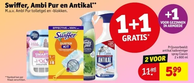 Aanbieding: Swiffer, Ambi Pur en Antikal