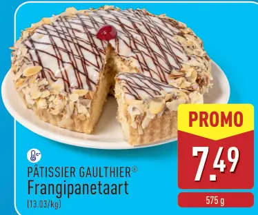 Promotie: Frangipanetaart