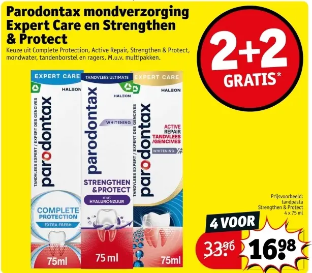Aanbieding: Parodontax mondverzorging Expert Care 