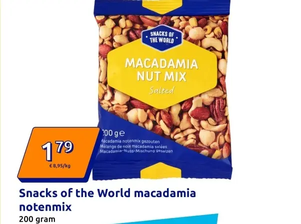 Aanbieding: macadamia notenmix