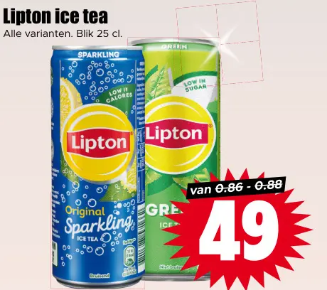 Aanbieding: Lipton ice tea
