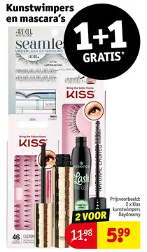 Aanbieding: Kunstwimpers en mascara's