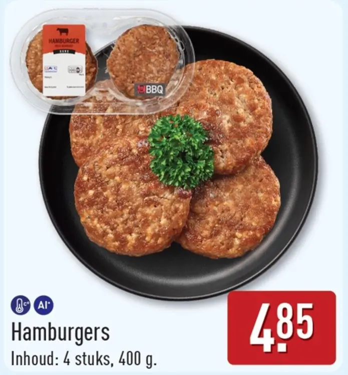 Aanbieding: Hamburgers
