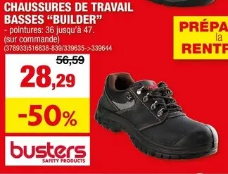 Offre: Chaussures de travail basses "builder"