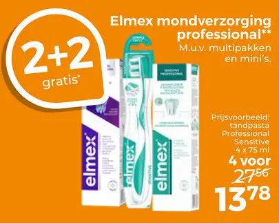 Aanbieding: Elmex mondverzorging professional