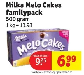 Promotie: Melo Cakes familypack