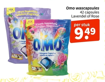 Aanbieding: OMO Detergent Capsules Lessive en capsules