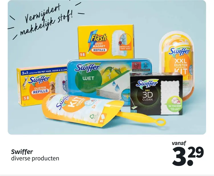 Promotie: Swiffer diverse producten
