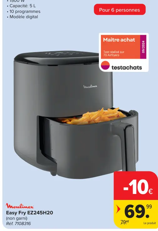 Offre: Easy Fry EZ245H20