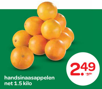 Aanbieding: handsinaasappelen