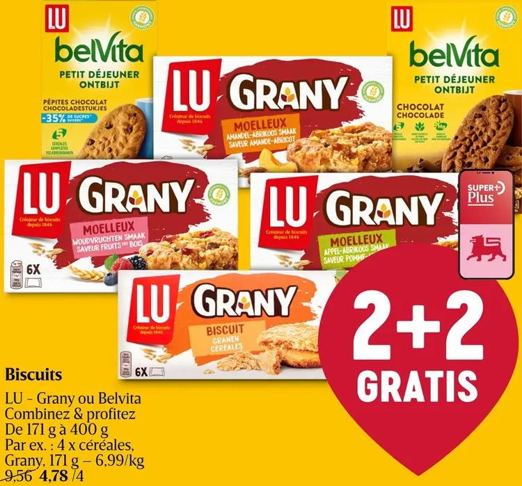 Offre: Grany ou Belvita