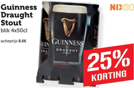 Aanbieding: Guinness Draught Stout