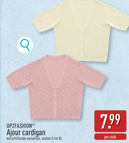 Promotie: Ajour cardigan