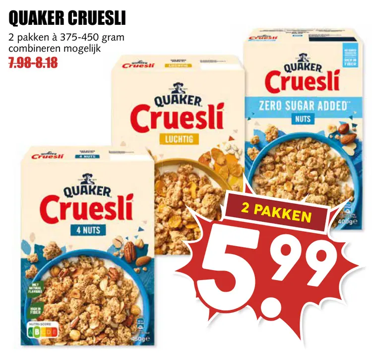 Aanbieding: Cruesli