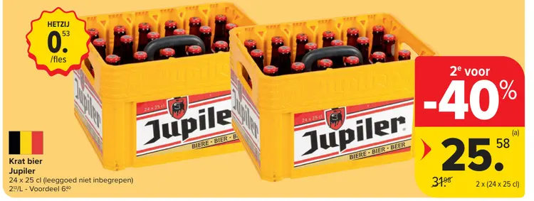 Promotie: Krat bier