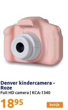 Aanbieding: Denver kindercamera - Roze