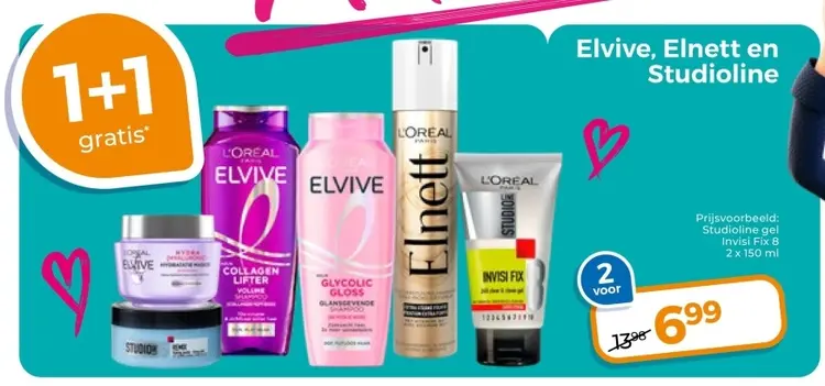 Aanbieding: Elvive, Elnett en Studioline