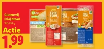 Aanbieding: Glutenvrij (bio) brood