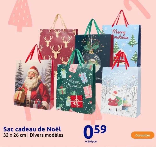 Offre: Sac cadeau de Noël