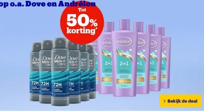 Aanbieding: Dove Men+Care Advanced 72H Clean Comfort Deod