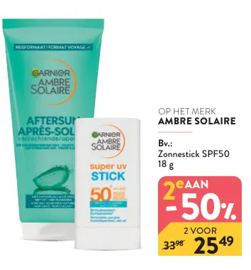 Promotie: Ambre Solaire