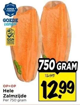 Aanbieding: Hele Zalmzijde
