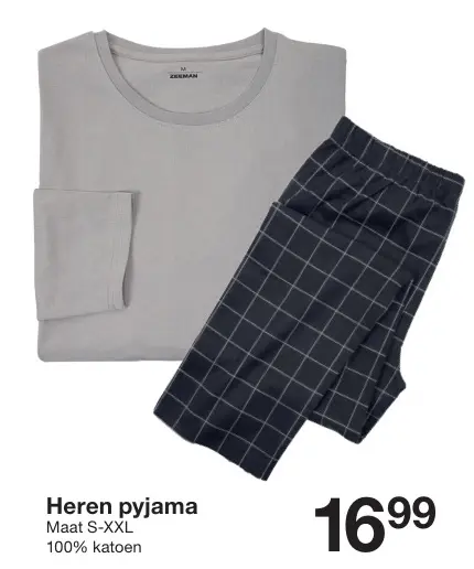 Aanbieding: Heren pyjama