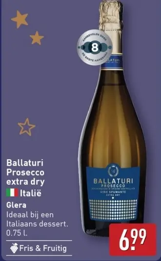 Aanbieding: Ballaturi Prosecco extra dry