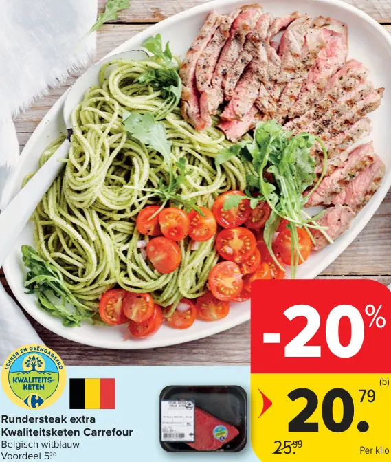 Promotie: Rundersteak extra