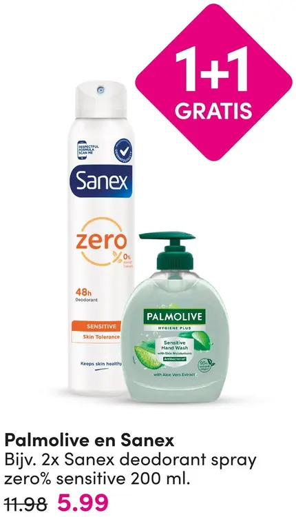 Aanbieding: Palmolive en Sanex