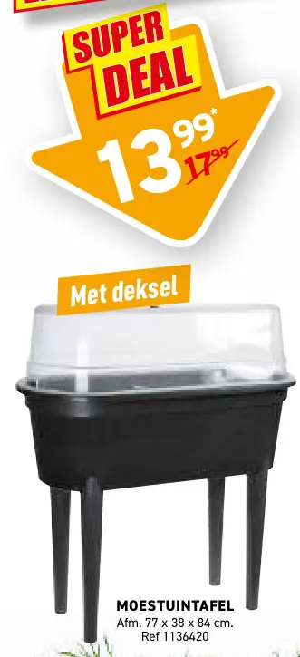 Promotie: Moestuintafel