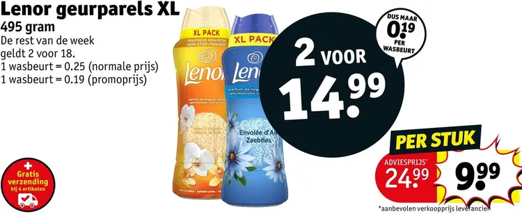 Promotie: Geurparels XL