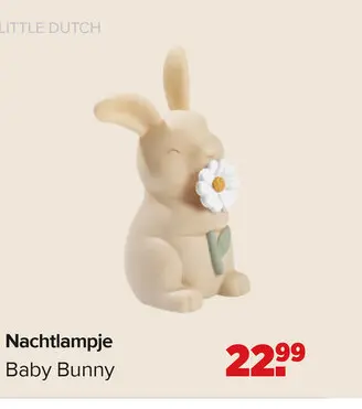 Aanbieding: Nachtlampje Baby Bunny