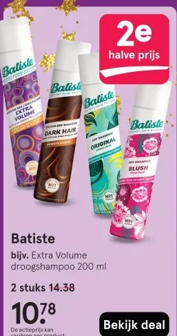 Aanbieding: Extra Volume droogshampoo