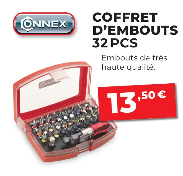 Offre: Coffret d'embouts