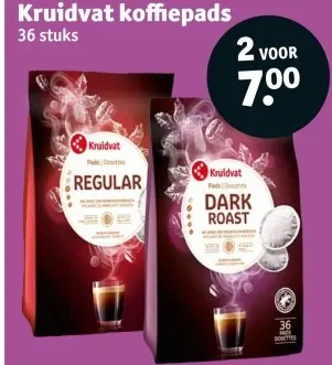 Aanbieding: Kruidvat koffiepads