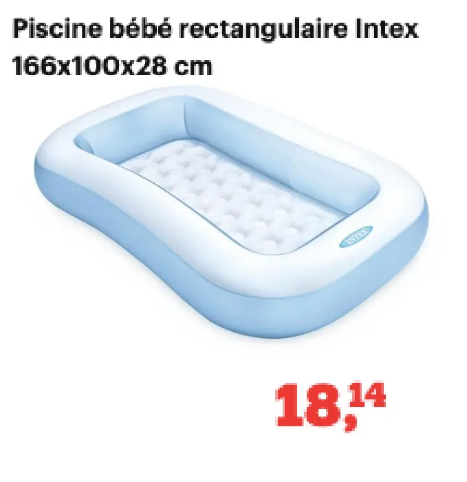 Offre: Piscine bébé rectangulaire