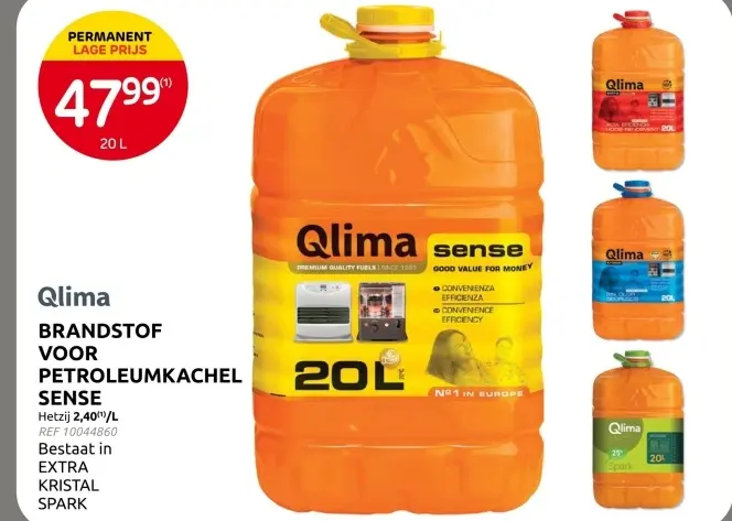 Promotie: Brandstof voor petroleumkachel sense