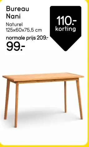 Aanbieding: Bureau Nani