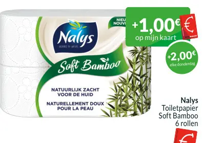 Promotie: Toiletpapier Soft Bamboo