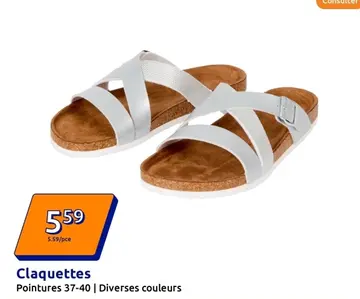 Offre: Claquettes