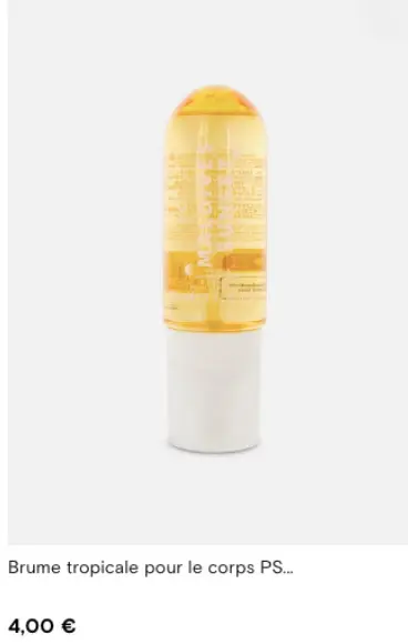 Offre: Brume tropicale pour le corps
