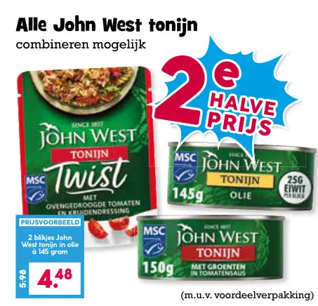 Aanbieding: John West tonijn